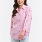Stripe Cactus Shirt - Pink