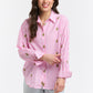 Stripe Cactus Shirt - Pink