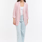 Ticking Slouch Jacket - Rosa