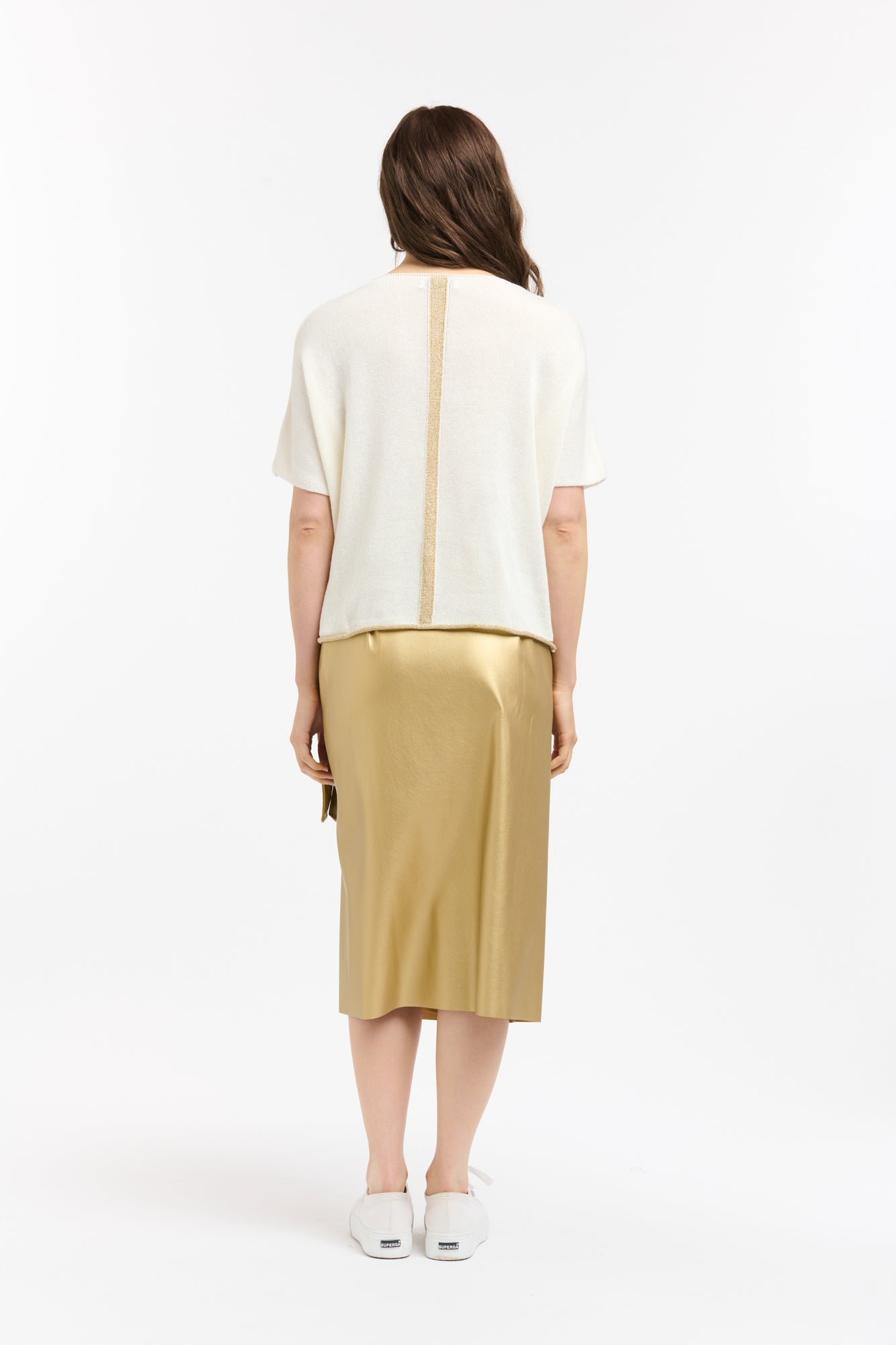 Gemma Stripe Sweater - Cream