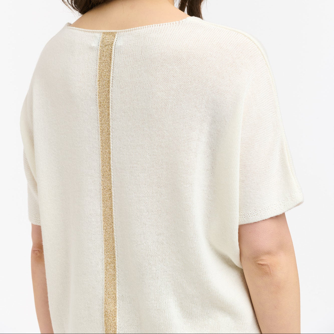 Gemma Stripe Sweater - Cream