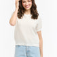 Ebony Textured Jumper - Beige