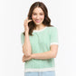 Ebony Textured Jumper - Apple
