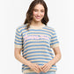 Amore Striped Sweater - Light Blue