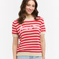 Amore Striped Sweater - Red