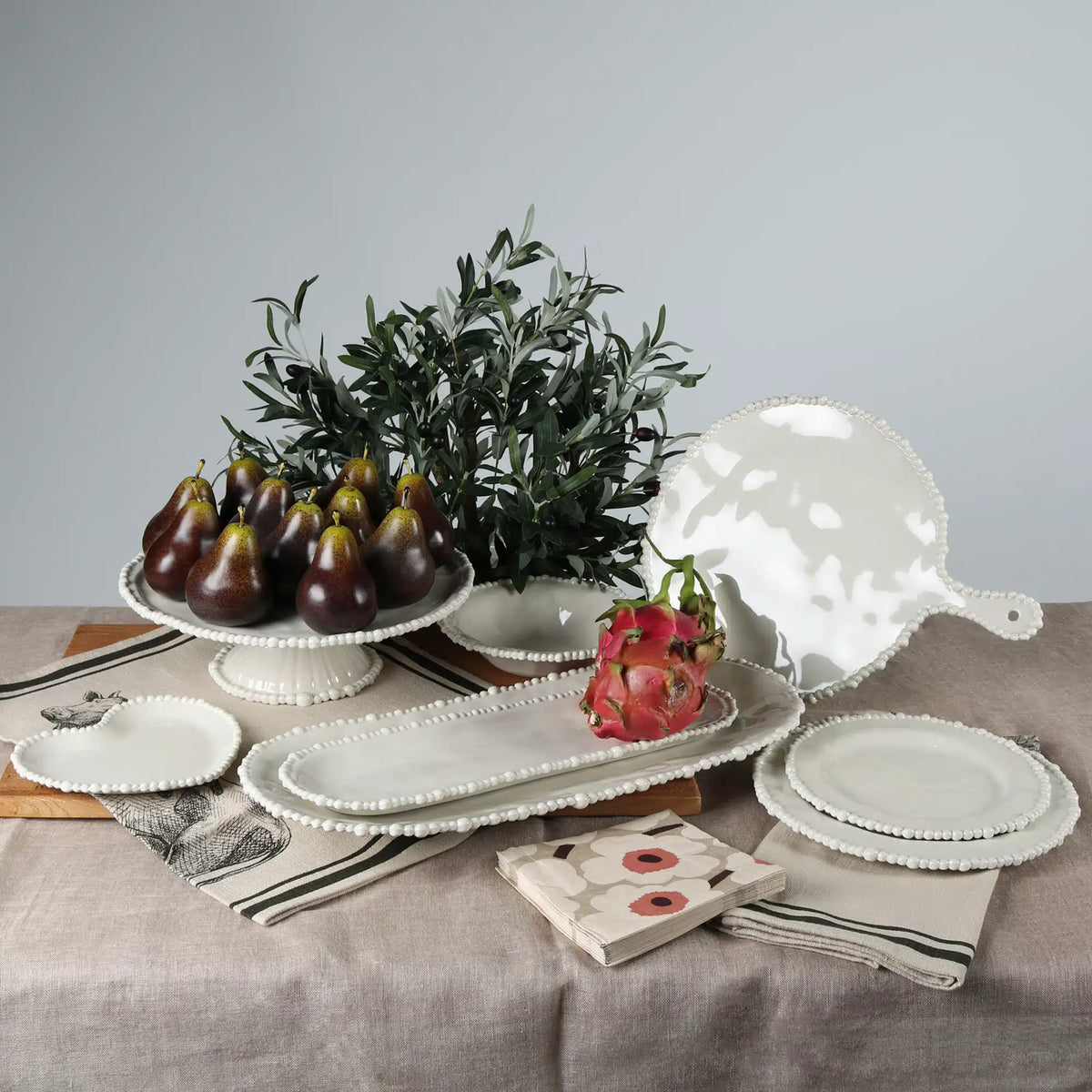 Melamine Pearl Platter 45cm