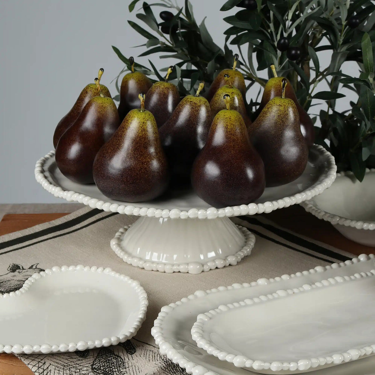 Melamine Pearl Cake Stand