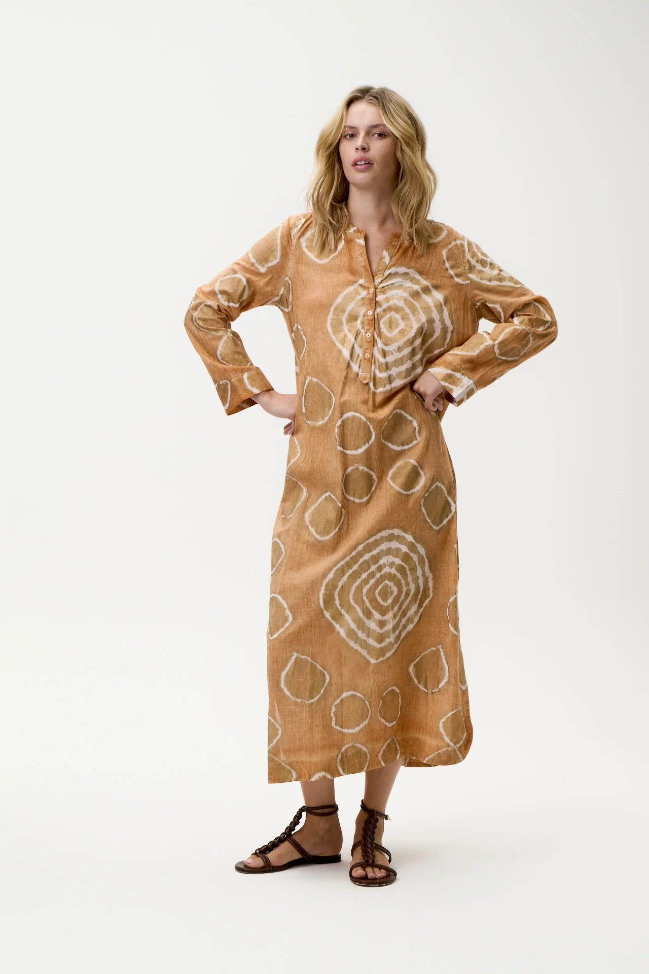 Bazaar Foil Moroccan Dress