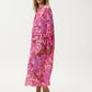Long Genie Pink Swirl Dress