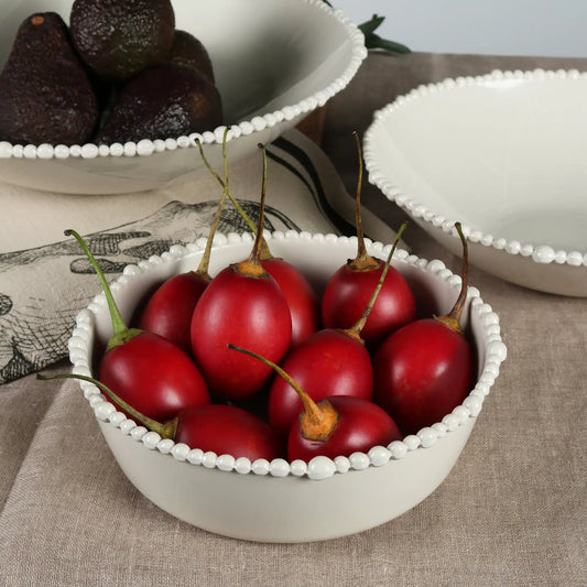 Melamine Pearl Upright Bowl 22cm