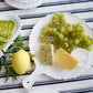 Melamine Pearl Platter Handle Round