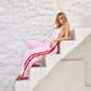 Lottie Linen Pants - Pale Pink