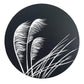 Toetoe Ivory on Black Placemat