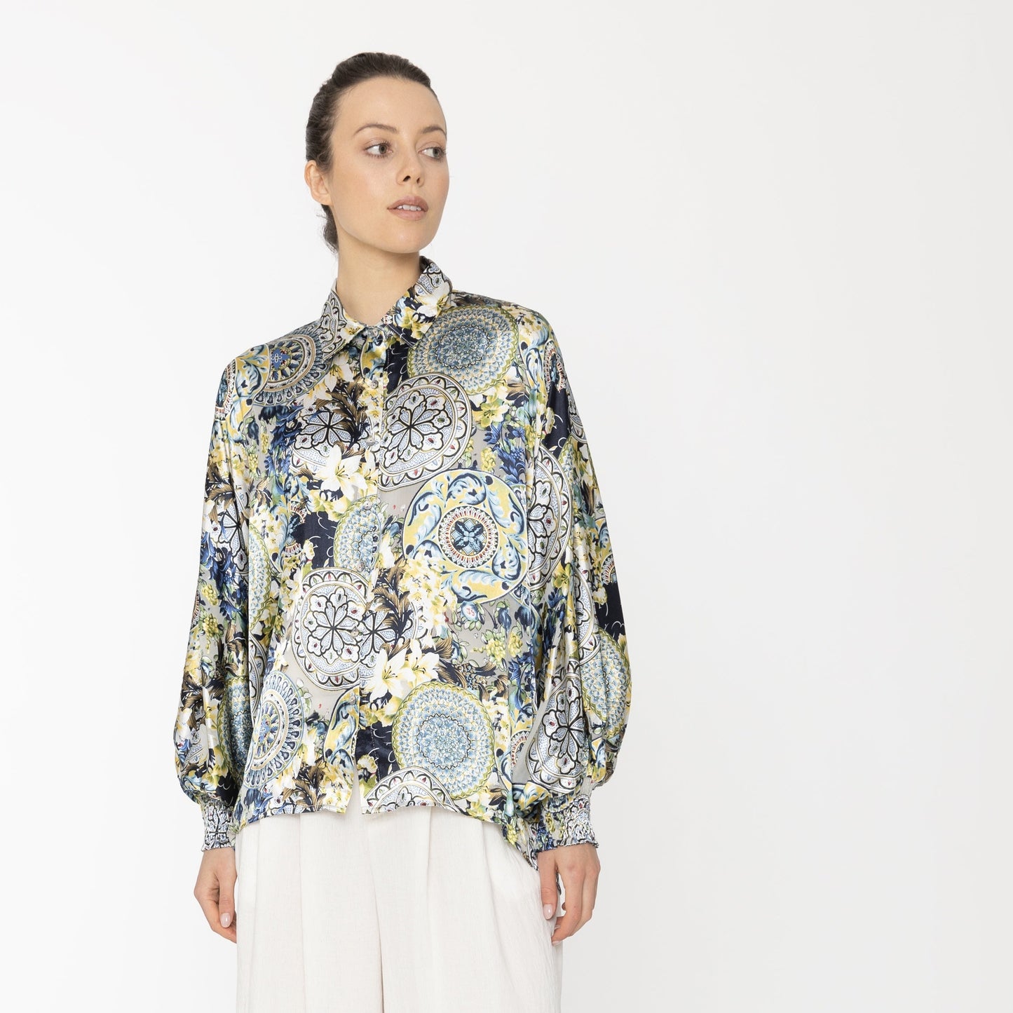 Inka Shirt Royal Print