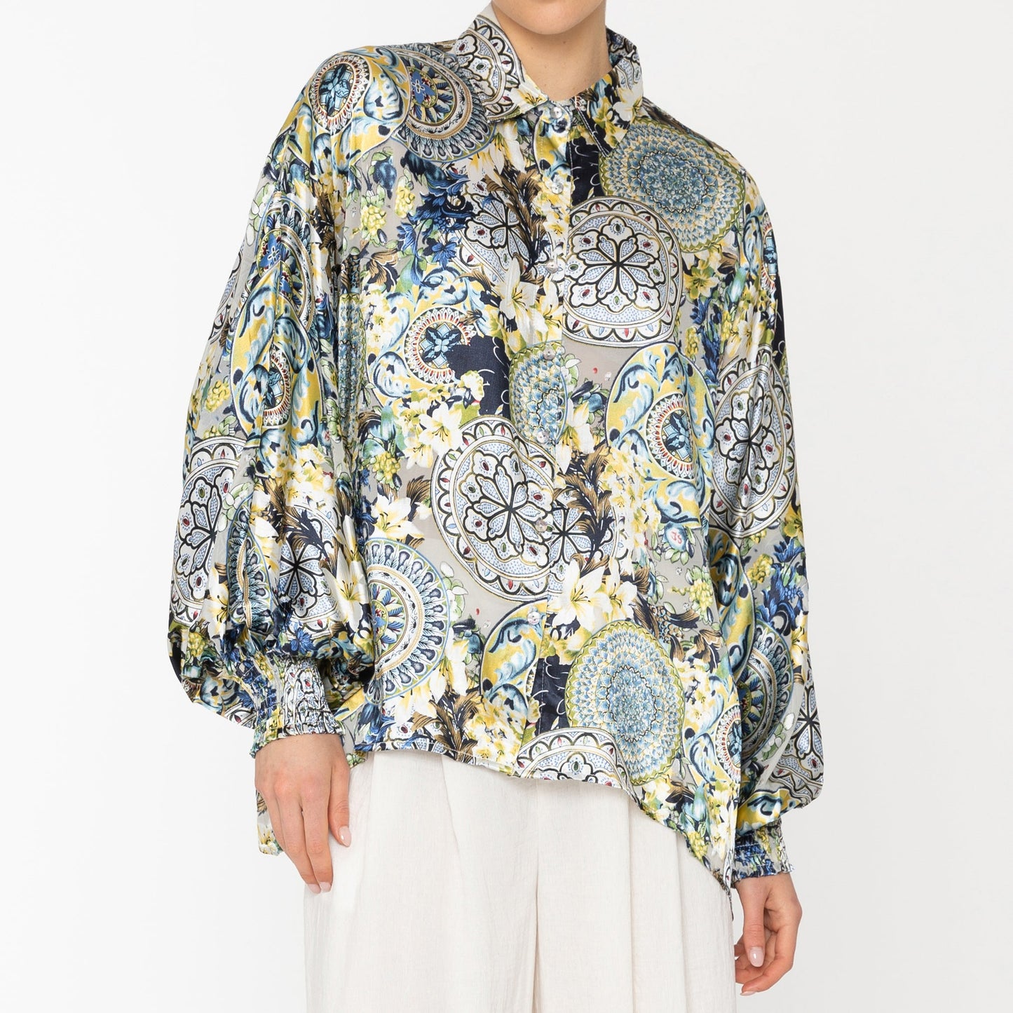 Inka Shirt Royal Print