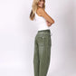 Leo Barrel Jeans - Khaki