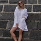 Abbey One Pocket Tunic White