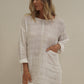 Abbey One Pocket Tunic White