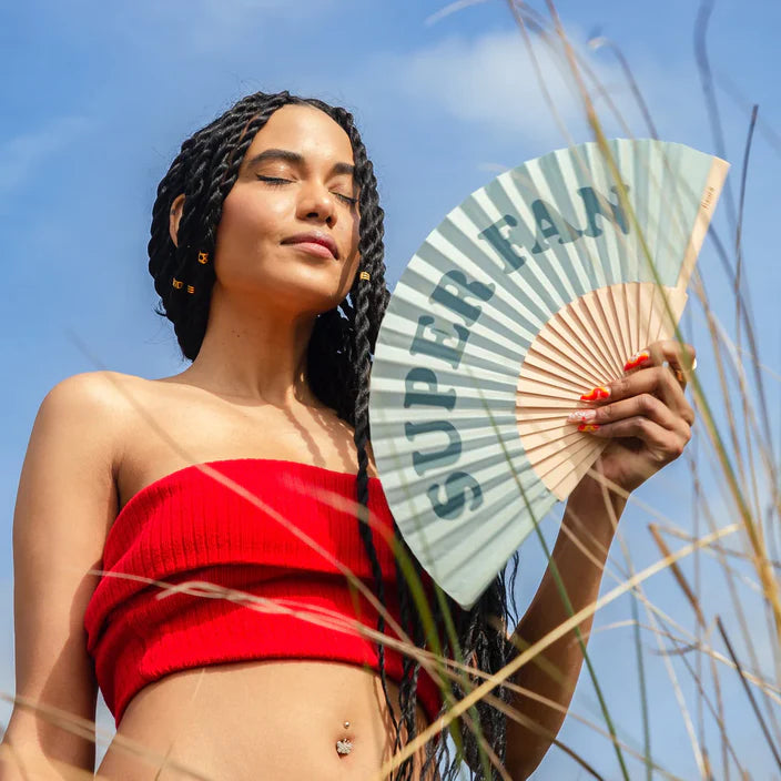Hand Fan with Gift Box - Super Fan