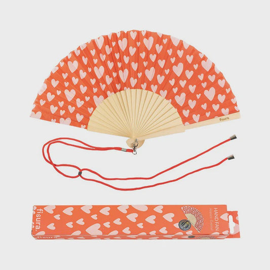 Hand Fan with Gift Box - Heart