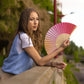 Hand Fan with Gift Box - Sunset