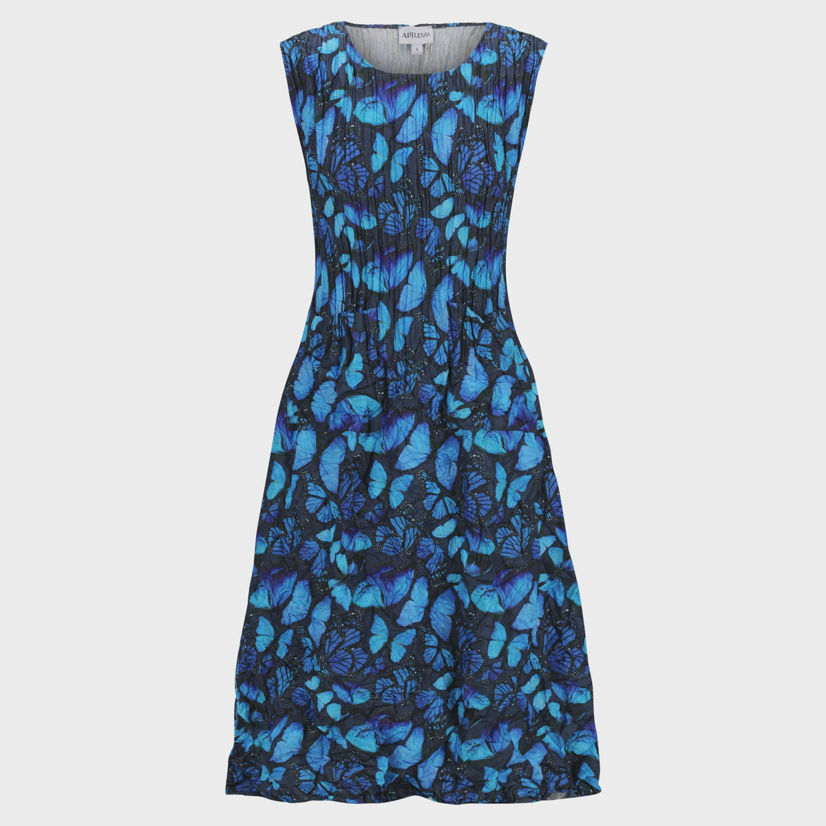Smash Pocket Dress - Amazon Blues