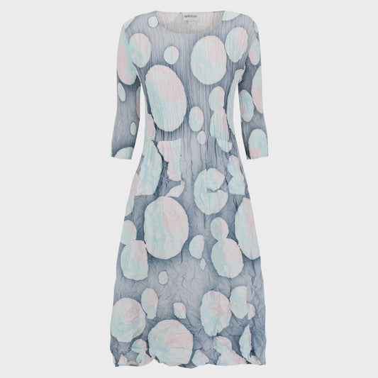 3/4 Sleeve Smash Pocket Dress - Bubbles