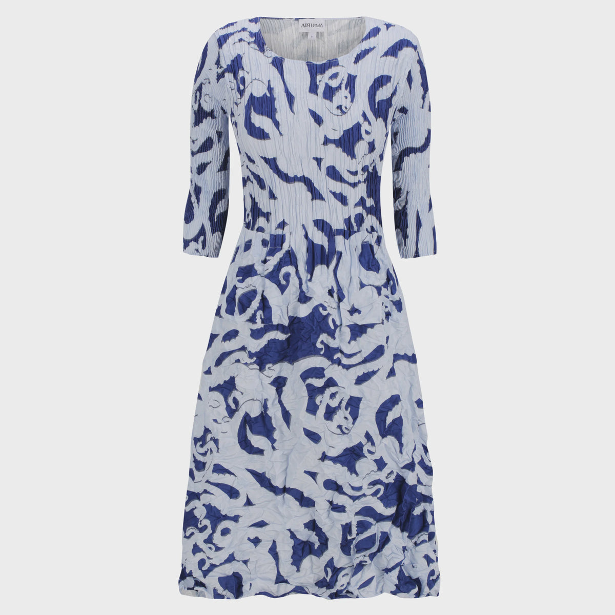 3/4 Sleeve Smash Pocket Dress - Octopus Lace