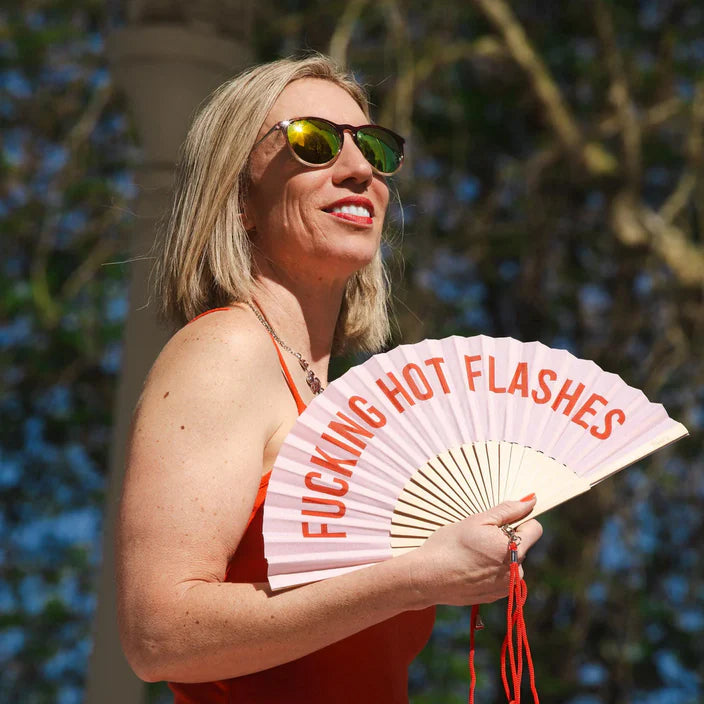 Hand Fan with Gift Box - F**cking Hot Flashes