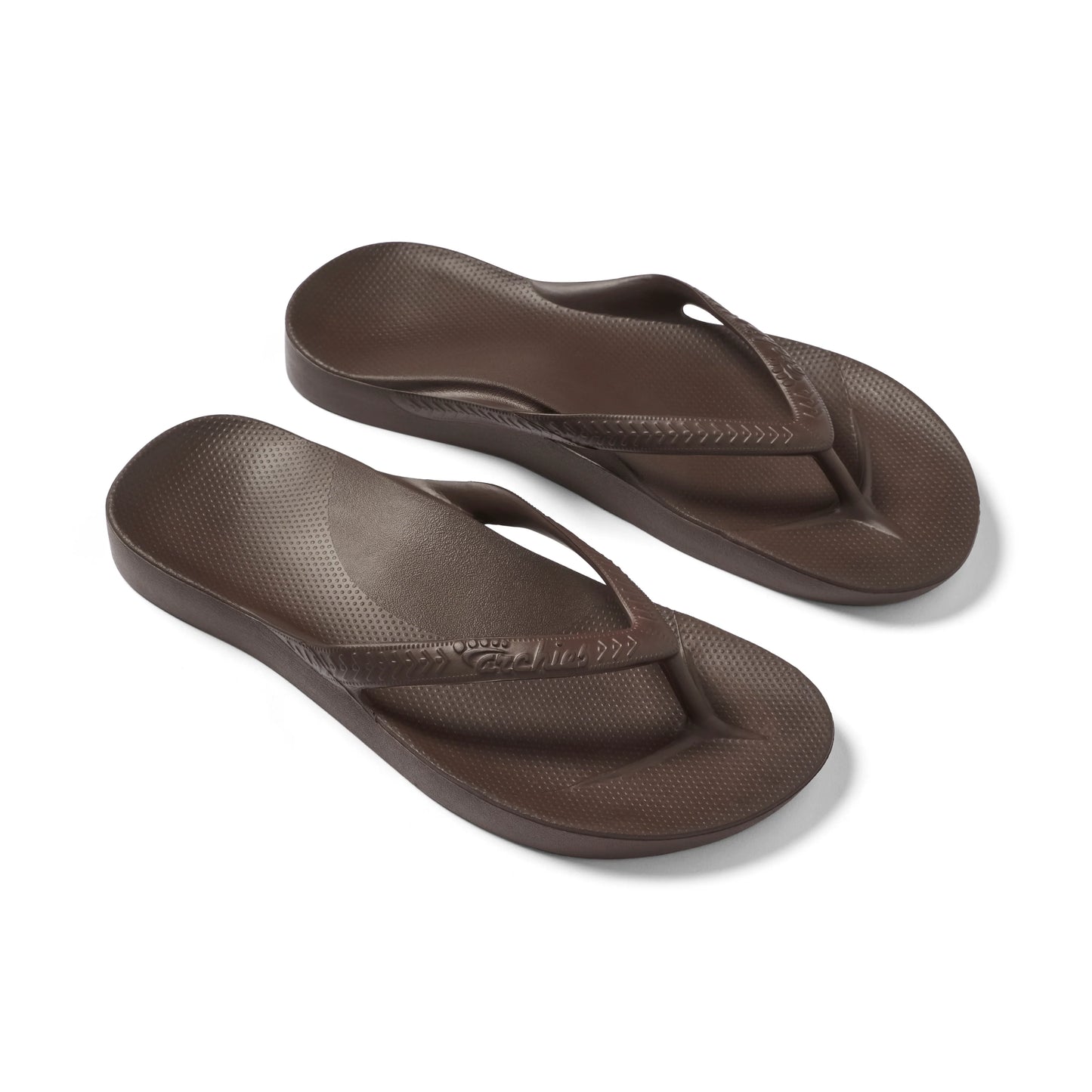 Arch Support Jandals - Brown