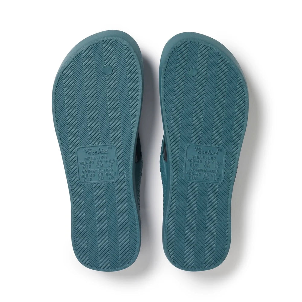 Arch Support Jandals - Teal
