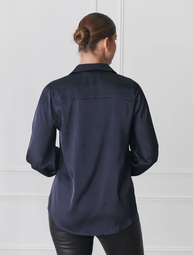 Alanis Lux Satin Shirt