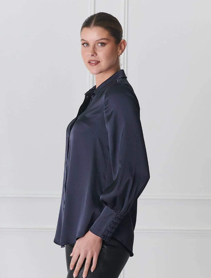 Alanis Lux Satin Shirt