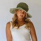 Polly Short Brim Hat - Aloe