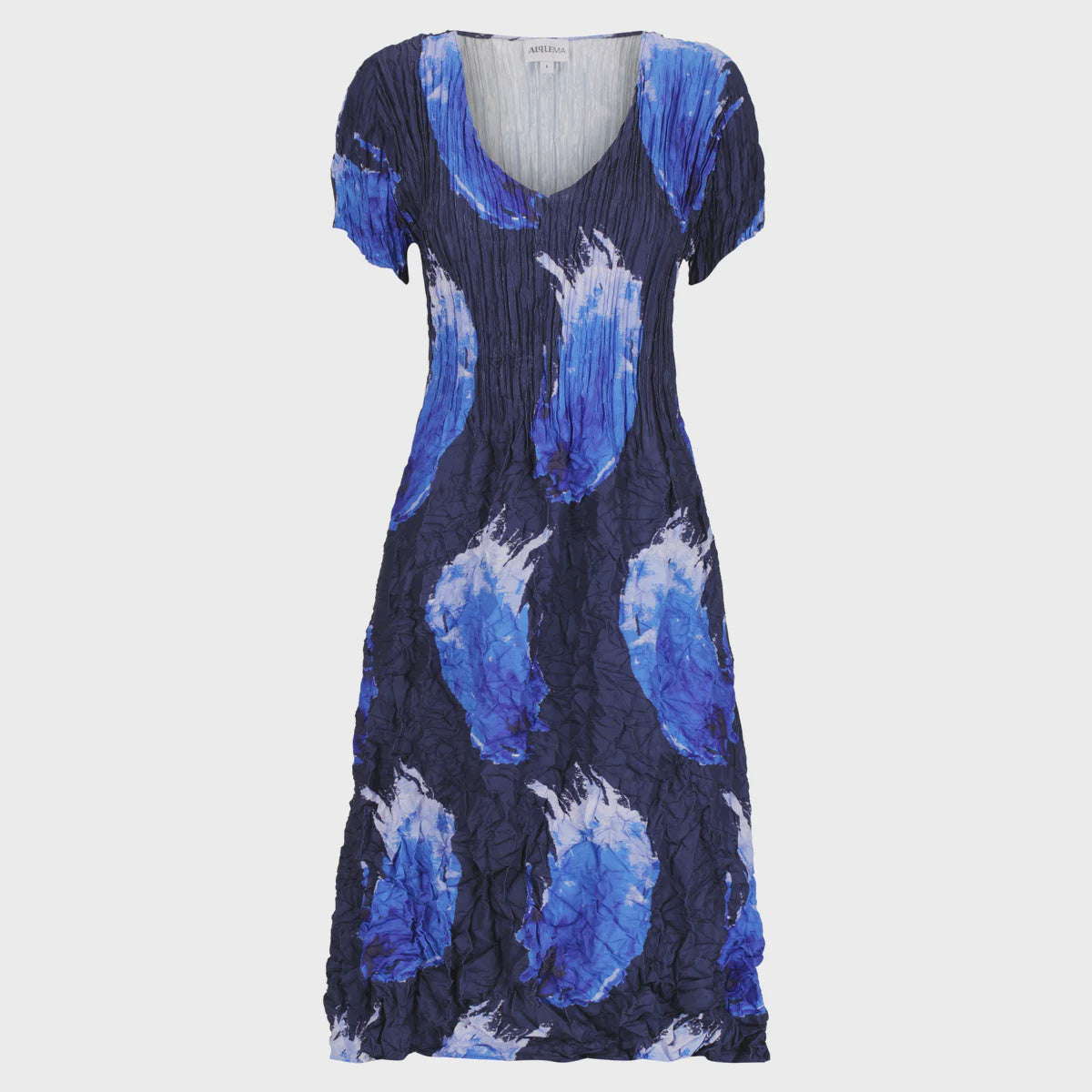 Smash Dress Blue Splash