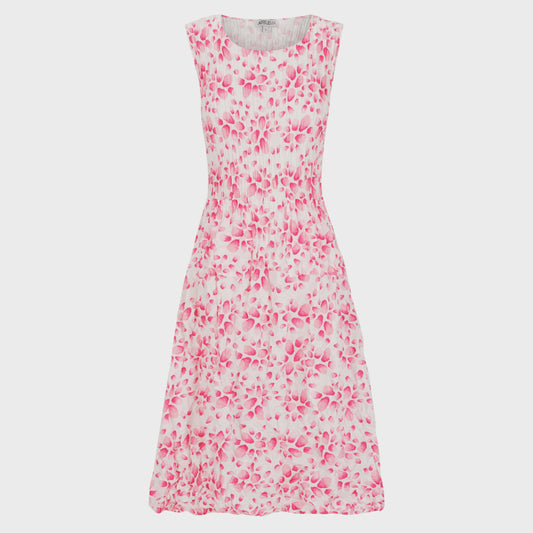 Smash Pocket Dress - Pink Petals