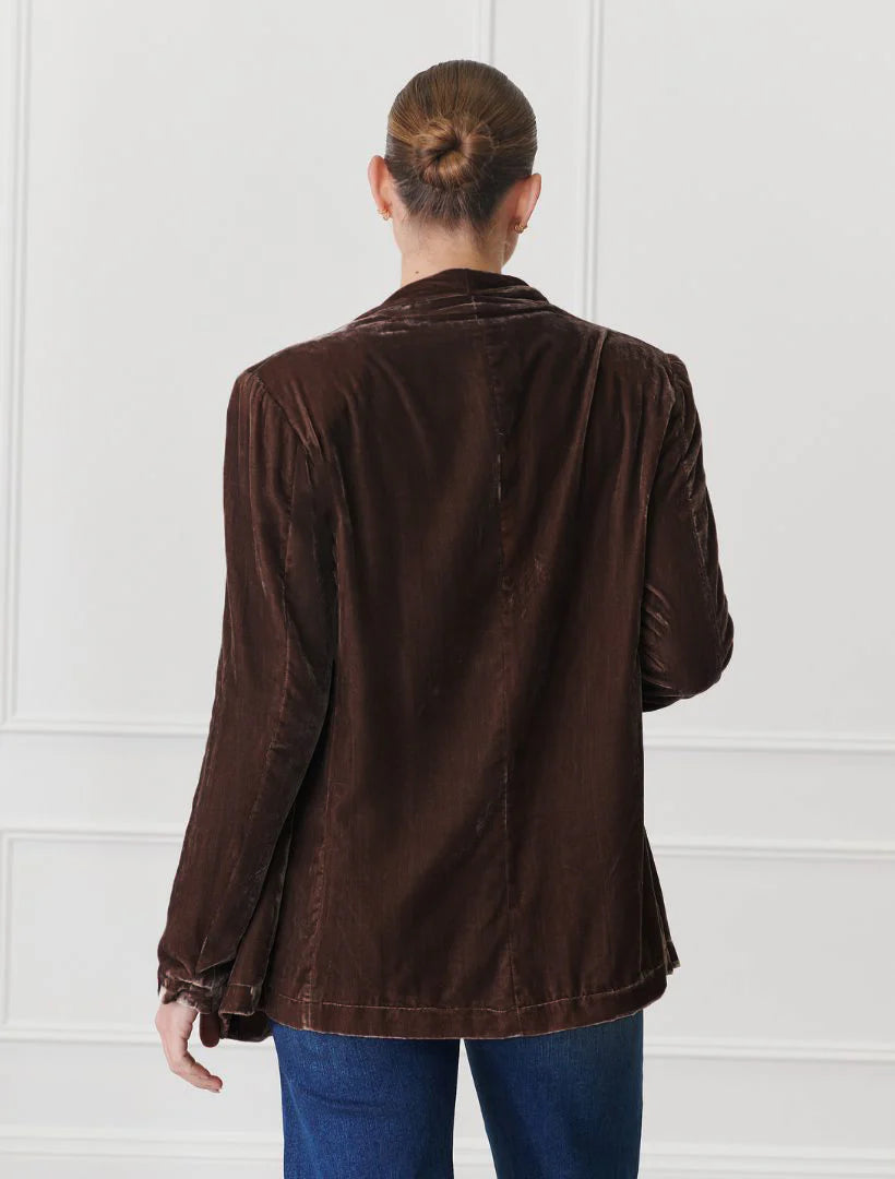 Anais Velvet Jacket Chocolate