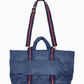 Quilted Voyager Bag - Navy