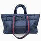 Quilted Voyager Bag - Navy