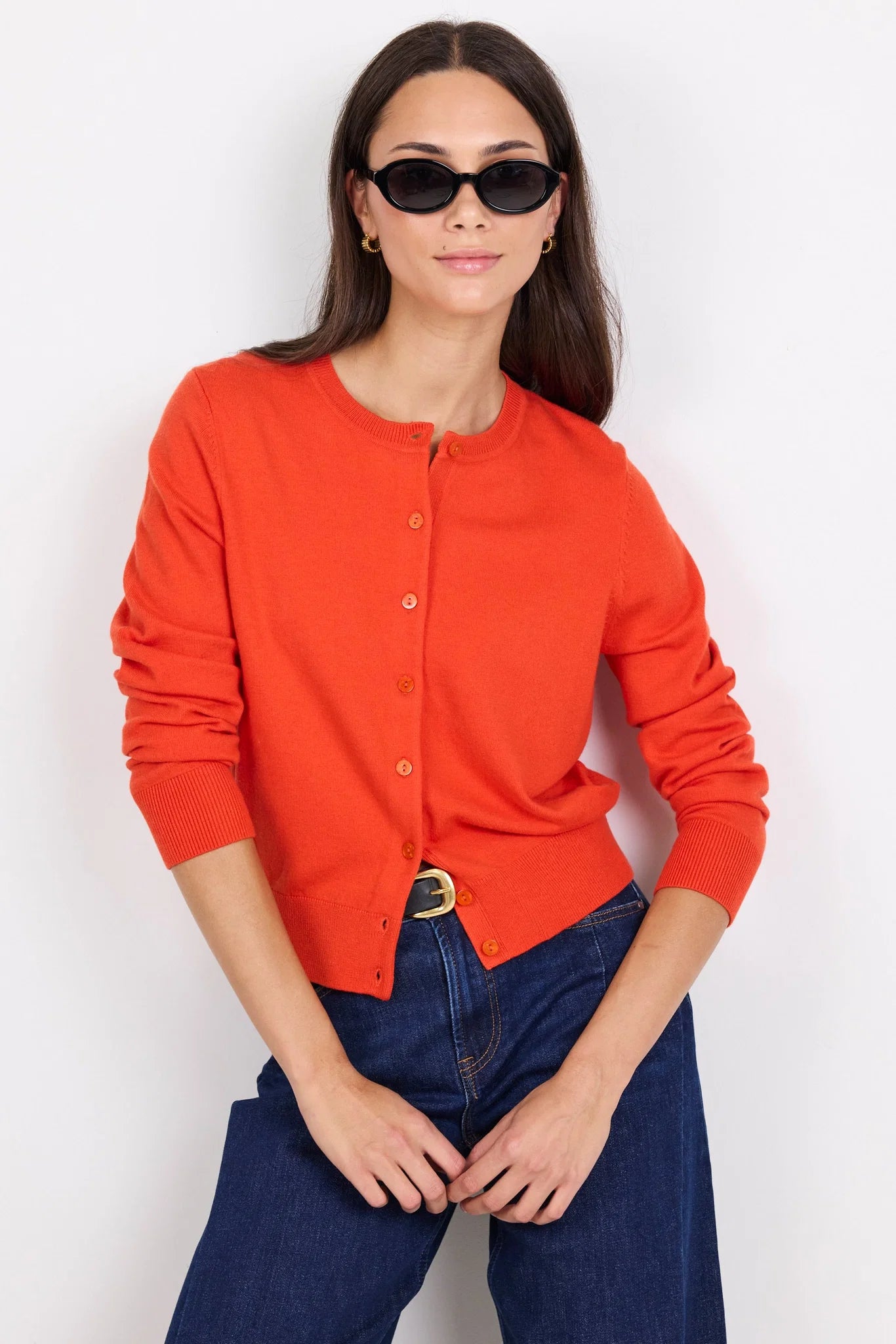Autograph Cashmere Crewneck Cardigan