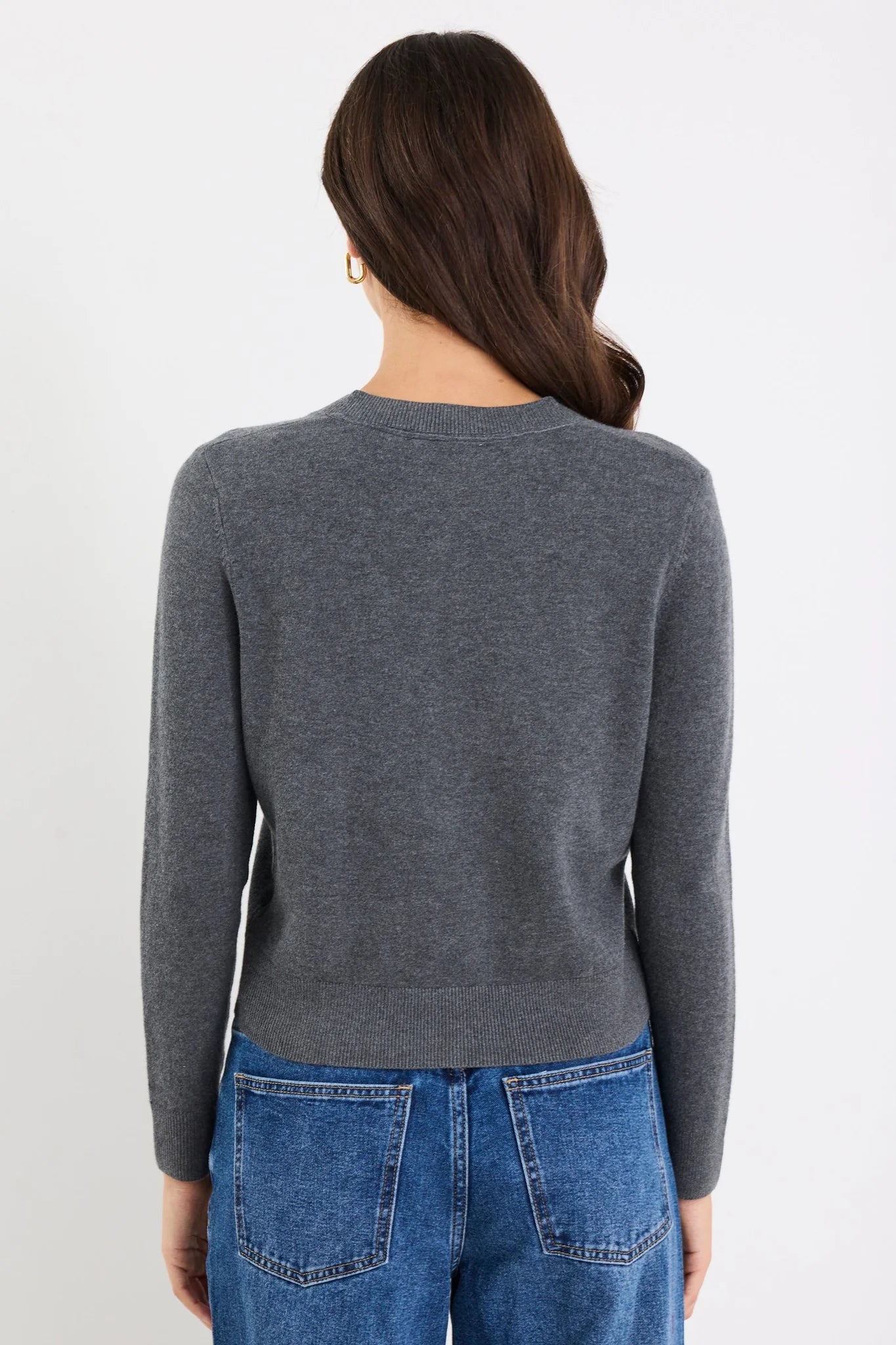 Autograph Cashmere Crewneck Cardigan