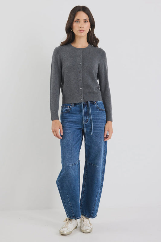 Autograph Cashmere Crewneck Cardigan