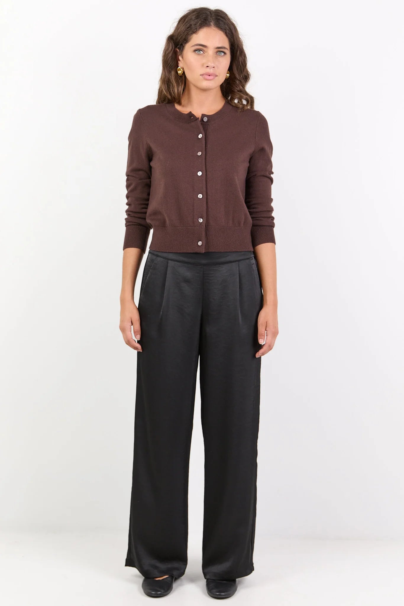 Grandeur Satin Wide Leg Pants
