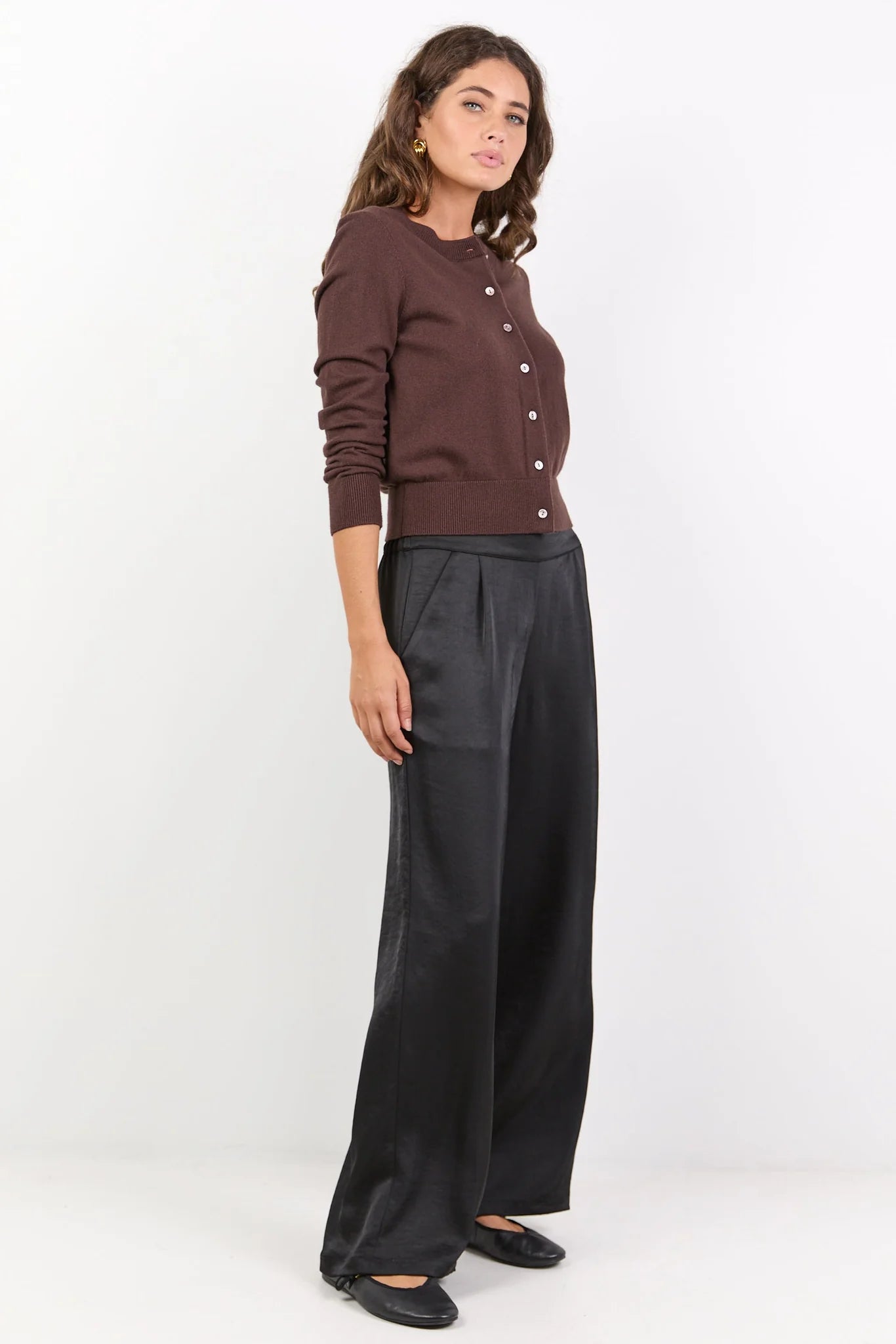 Grandeur Satin Wide Leg Pants