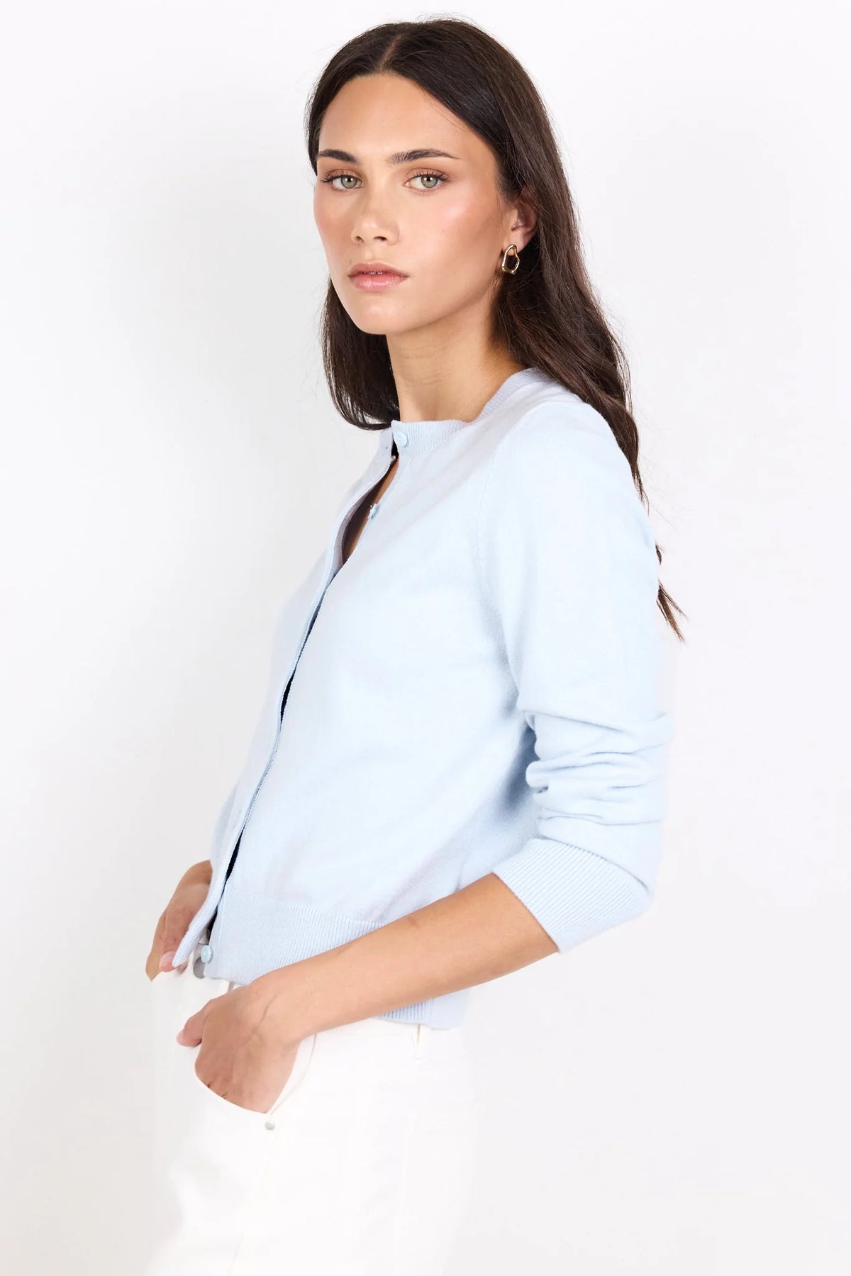 Autograph Crewneck Cardigan
