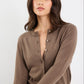 Autograph Cashmere Crewneck Cardigan