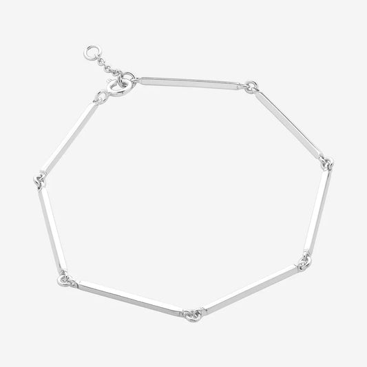 Holland Silver Bar Bracelet