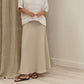 Sottana Bias Cut Linen Skirt S/M