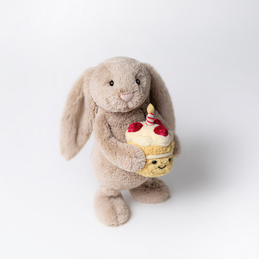Jellycat - Bashful Beige Bunny Birthday