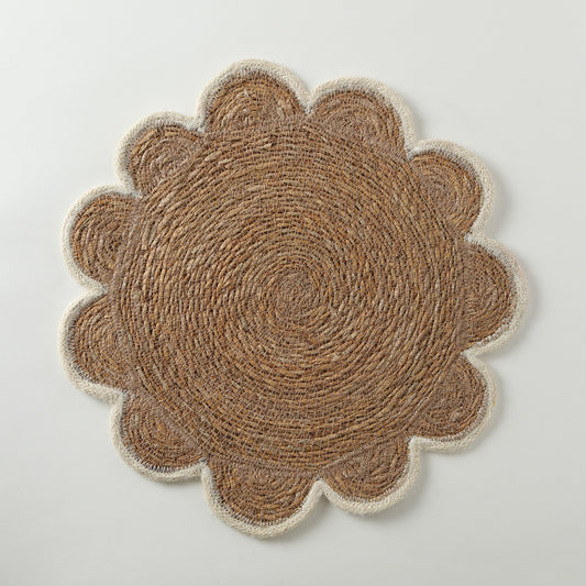 Seagrass/Jute Daisy Placemat